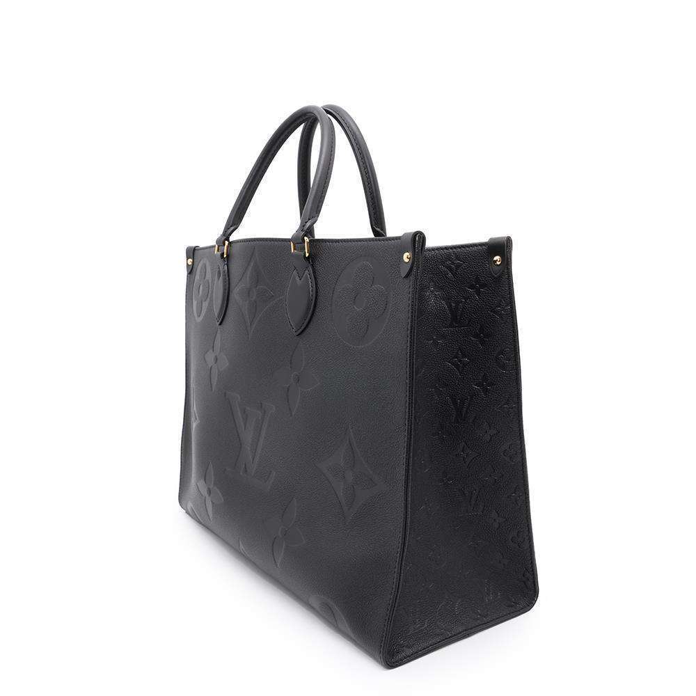 Louis Vuitton Tote Empreinte Monogram OnTheGo Black Bag